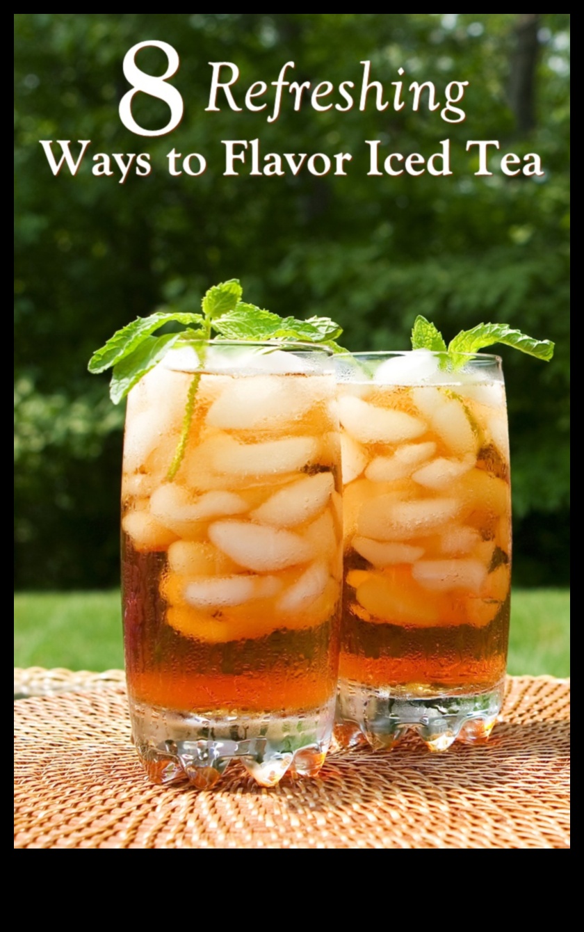 Miros și colorat: delectează-te cu răcoritoarea ceaiurilor cu gheață aromate