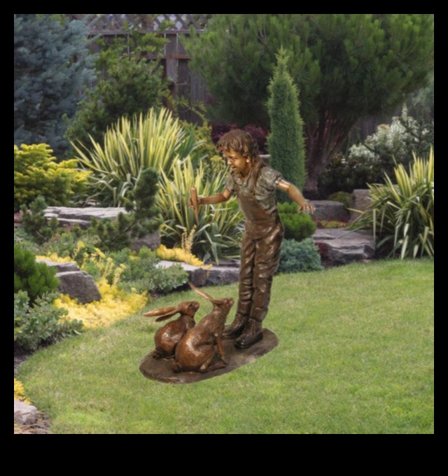 Bronzul înflorește Frumusețea atemporală a artei sculpturale în grădină 4 Bronz Blooms: The Allure of Sculptural Garden Art