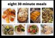 Bucătărie rapidă: mese de 30 de minute pentru zilele aglomerate