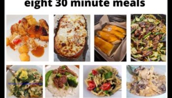 Bucătărie rapidă: mese de 30 de minute pentru zilele aglomerate